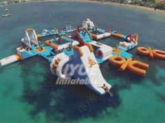 Unique Commercial Inflatable Floating Water Park Water Games For Adults