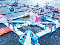 Design Build giant water sports inflatable water park inflatable float pool