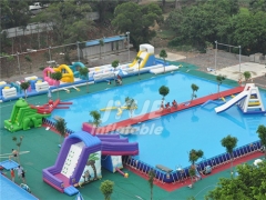 Large Portable PVC Intex Family Rectangular Metal Frame Swimming Pool , Square Swimming Pool For Kids