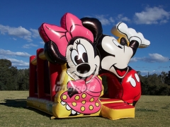 PVC Cheap Inflatable Bouncer For Sale,Mickey And Minnie Mouse Jumping Castle