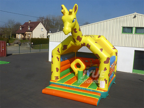 Air Jumping House,Indoor Custom Giraffe Bouncy Castle Inflatable