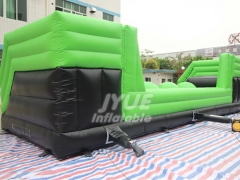 Inflatable Wipeout Game,Adults Inflatable Big Baller Wipeout Challenge 4 Balls Inflate Wipeout Obstacle Course