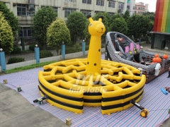 High Quality Inflatable Maze For Adults And Kids,Outdoor Griaffe Maze For Sale