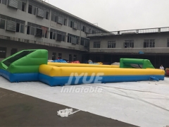 High Quality Certificated Inflatable Football Court, Soap Soccer Filed Inflatable Soap Football Pitch