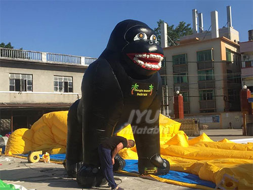 Customized Chimpanzee Inflatable Cartoon, Large Gorilla Inflatable Model For Advertising