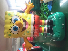 Customized Advertising Inflatable Animal Cartoon, Inflatable Spongebob Cartoon Characters For Display