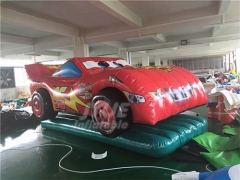 PVC Tarpaulin Customized Advertising Inflatable Car Cartoon For Events