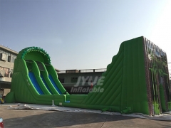 Commercial Outdoor Zip Line Inflatable Slide For Adults