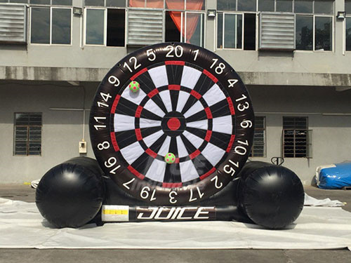 PVC Tarpaulin Giant Football Game Inflatable Darts Board