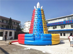 Giant Rocket Adults Climbing Wall Inflatable For Climber Sports