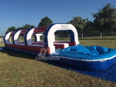 Custom Commercial Water Slides Inflatable Nip Slip N Slide For Kid Sale