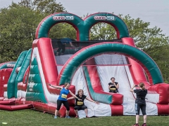 Design Build Obstacle Run Inflatable Sports Equipment Inflatable 5k Course For Sale