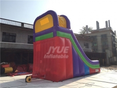 Commercial Colorful Rainbow Kids Inflatable Dry Slide From China Inflatable Factory