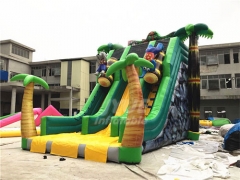 Safe Play Children's Entertainment Jungle Inflatable Slide Equipment Kids Jumping