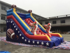 Manufacturer Commercial Rugby Inflatable Dry Slide For Kids