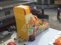 Factory Hot Sale Commercial Kids Party Western Cowboy Inflatable Slide