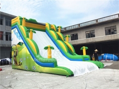 Large Outdoor Playground Use Commercial Children Jungle Inflatable Slide