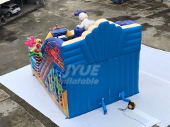 Commercial Inflatable Slides Pirate Ship Inflatable Dry Slide, Ship Big Slides For Sale