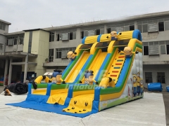 Party Rental Amusement Park Play Equipment Inflatable Minions Slide For Sale