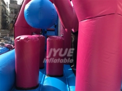 Inflatable Kids Adults Game Bounce House Obstacle Course For Outdoor Events