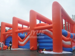 Commercial Event Outdoor Obstacle Course Inflatable Obstacle Challenge Balls For Adults