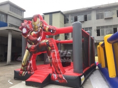 Small Indoor Inflatable Bouncers Iron Man Children's Jump House