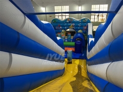 Ocean Combo Bouncers For Rent Slide And Bounce House Combo