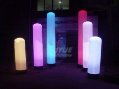 Hot Sale LED Inflatable Color Changing Column With Blower