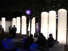 Promotion Tube LED Wedding Decoration Inflatable Pillars Column