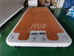 Outdoor Foldable Inflatable Drop Stitch Dock Floating Water Platform Inflatable Island Inflate Floating Dock