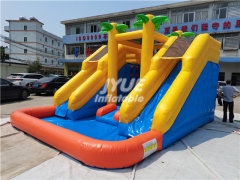 Commercial Kids Jumping jungle kids flatable water slide