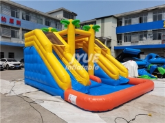 Commercial Kids Jumping jungle kids flatable water slide