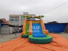 0.55mm PVC Tarpaulin Inflatable Water Slide And Pool