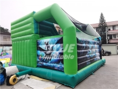 inflatable pool slide bouncer combo