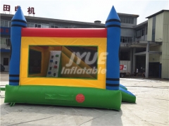 Fun customized games commercial double house crayon inflatable climbing combo