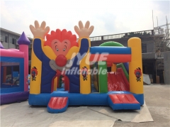 Hot Sale Commercial Marble clown wet and dry bouncy castle