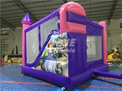 Commercial PVC Inflatable Bounce House purple inflatable combo bouncer