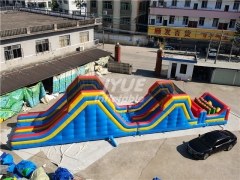 funny race sport game outdoor inflatable obstacle course