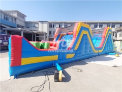 funny race sport game outdoor inflatable obstacle course