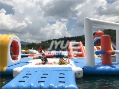 hot selling 0.9mm thicken PVC inflatable water parks aqua park