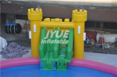 High quality outdoor kids toys accessories slides inflatable swimming pool water park for sale