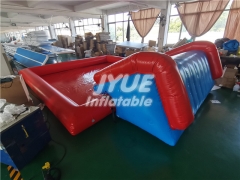 5x5m Inflatable swimming pool inflatable water pool with small slider for kids