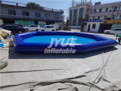 Popular blue PVC large inflatable adult swimming pool for sale