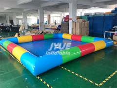 colorful Inflatable water swimming pool for kids Outdoor commercial portable inflatable swimming pool