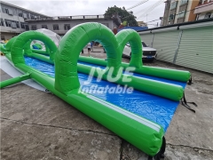 High Quality Commercial Largest Green Double Inflatable Water Slide The City Price