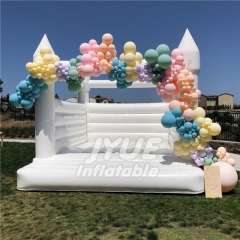 white inflatable bounce house Jyue-BC-068