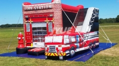 firetruck bounce house Jyue-IC-076