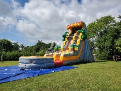 dinosaur inflatable water slide Jyue-IWS-054