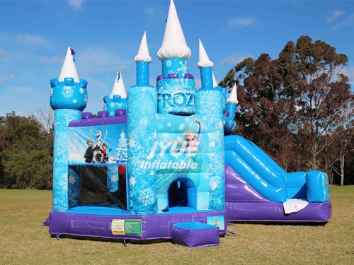 frozen bouncy castle with slide Jyue-IC-086