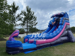 mermaid inflatable water slide Jyue-IWS-069